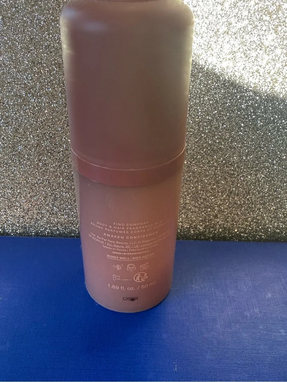 Rare Beauty sprayed once